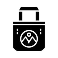 tote bag icon for your website, mobile, presentation, and logo design. vector