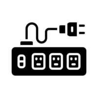 power strip icon for your website, mobile, presentation, and logo design. vector