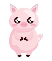 cute pig design vector