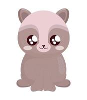 baby raccoon design vector