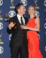 Michael Emerson   Carrie PrestonIn the Press Room  at the 2009 Primetime Emmy AwardsNokia Theater at LA LiveLos Angeles CASeptember 20 20092009 photo