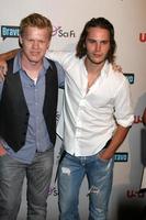 Jesse Plemons  Taylor Kitsch arriving at the NBC TCA Party at the Beverly Hilton Hotel  in Beverly Hills CA onJuly 20 20082008 photo