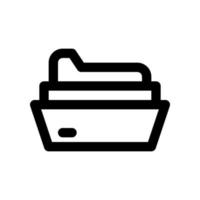 folder icon for your website design, logo, app, UI. vector
