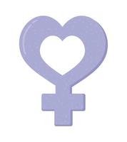 purple venus symbol vector