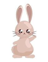 cute bunny design vector