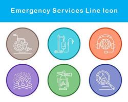 Emergency Services Vector Icon Set