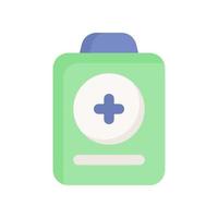 medical report icon for your website design, logo, app, UI. vector