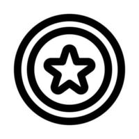 estrella Insignia icono para tu sitio web, móvil, presentación, y logo diseño. vector