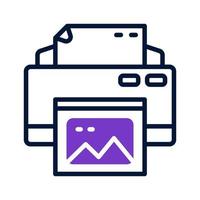 printer icon for your website, mobile, presentation, and logo design. vector