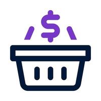 compras icono para tu sitio web, móvil, presentación, y logo diseño. vector