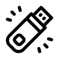 flash drive icon for your website, mobile, presentation, and logo design. vector