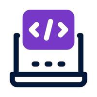 laptop icon for your website, mobile, presentation, and logo design. vector