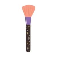 makeup brush illustration vector