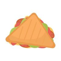 ham sandwich design vector