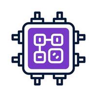 processor icon for your website, mobile, presentation, and logo design. vector