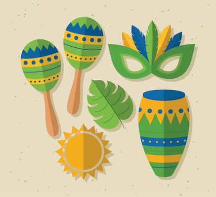 five brazilian items
