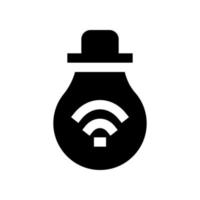 smart bulb icon for your website, mobile, presentation, and logo design. vector