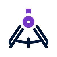 compass drawing icon for your website, mobile, presentation, and logo design. vector