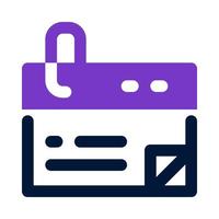 sticky note icon for your website, mobile, presentation, and logo design. vector