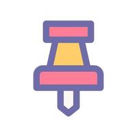 pushpin icon for your website design, logo, app, UI. vector