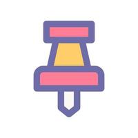 pushpin icon for your website design, logo, app, UI. vector