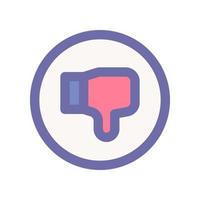 dislike icon for your website design, logo, app, UI. vector