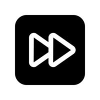 fast forward icon for your website design, logo, app, UI. vector