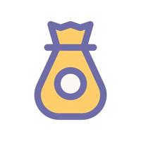 money bag icon for your website design, logo, app, UI. vector