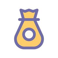 money bag icon for your website design, logo, app, UI. vector