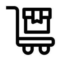 trolley icon for your website, mobile, presentation, and logo design. vector