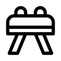 vaulting horse icon for your website, mobile, presentation, and logo design. vector