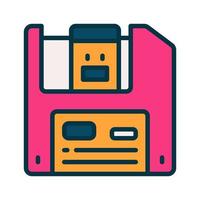 diskette icon for your website, mobile, presentation, and logo design. vector