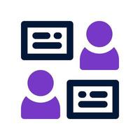 forum icon for your website, mobile, presentation, and logo design. vector