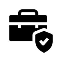 work secure icon for your website, mobile, presentation, and logo design. vector