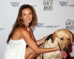 Gabrielle Anwar  arriving at the Genesis Awads at the Beverly Hilton Hotel in Beverly Hills CA  on March 28 20092009 photo