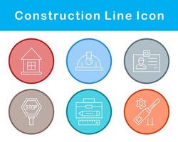 conjunto de iconos de vector de construcción