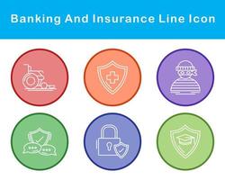 Banking And Protection Vector Icon Set