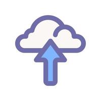 nube icono para tu sitio web diseño, logo, aplicación, ui vector