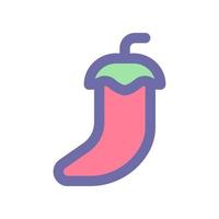 chili icon for your website design, logo, app, UI. vector