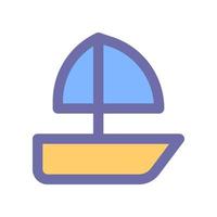 sailboat icon for your website design, logo, app, UI. vector