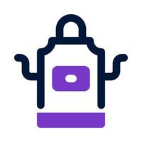 apron icon for your website, mobile, presentation, and logo design. vector