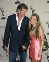 David Hasselhoff  Michele LilleyEmmy Stunt Peer Group ReceptionThe Academy of TV Arts  SciencesNo Hollywood CAAugust 11 20072007 photo