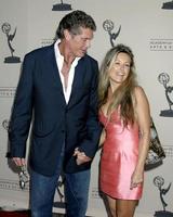 David Hasselhoff  Michele LilleyEmmy Stunt Peer Group ReceptionThe Academy of TV Arts  SciencesNo Hollywood CAAugust 11 20072007 photo