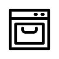 horno icono para tu sitio web diseño, logo, aplicación, ui vector