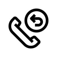 call back icon for your website, mobile, presentation, and logo design. vector