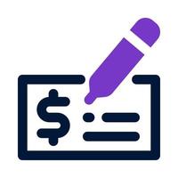 cheque icon for your website, mobile, presentation, and logo design. vector