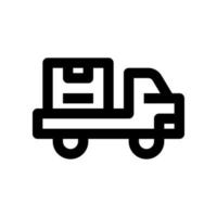 truck delivery icon for your website, mobile, presentation, and logo design. vector