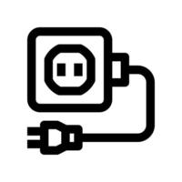 plug icon for your website, mobile, presentation, and logo design. vector