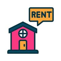 rent home icon for your website, mobile, presentation, and logo design. vector