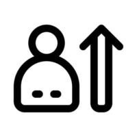 personal growth icon for your website, mobile, presentation, and logo design. vector